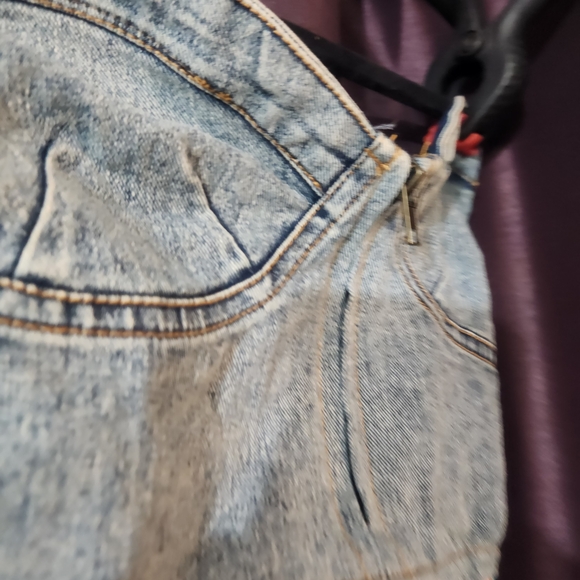 Rue21 Denim and Patterned Strapless Dress - Picture 13 of 16